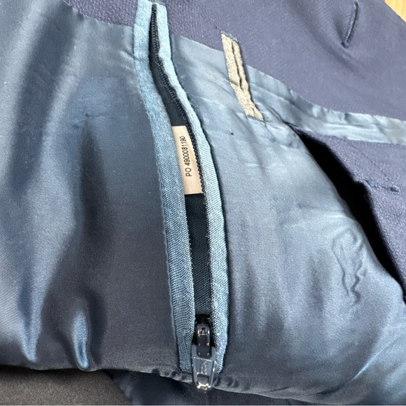 Lauren Ralph Lauren Mens Navy Blue Blazer 40R Gold Buttons Classic Wool Blend - Picture 10 of 15